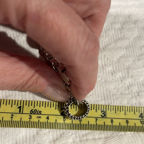 *Price Firm* Echo of the Dreamer Sterling and Pearl Cross Pendant - Picture 10 of 13